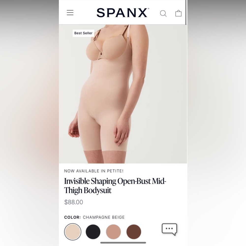XL spanx body shapewear